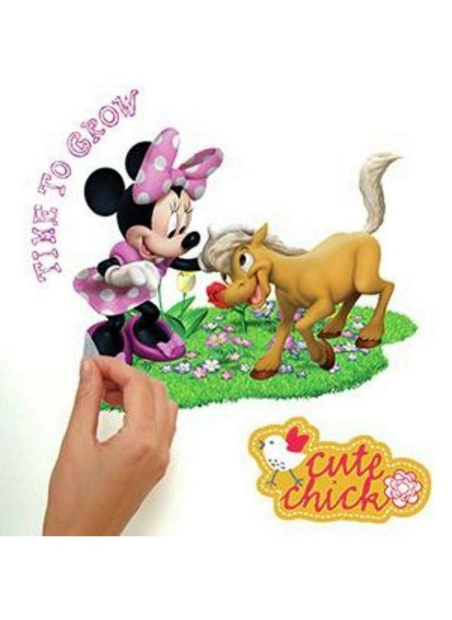 RoomMates Mickey And Friends Minnie Mouse Barnyard Cuties Peel And Stick Wall Decals (Multicolor)  - Image 3