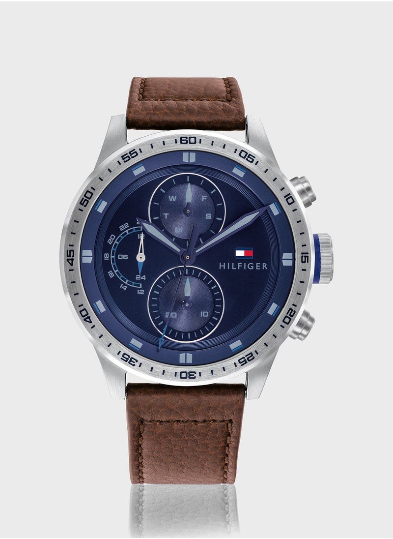 TOMMY HILFIGER Leather Strap Analog Watch  - Image 5
