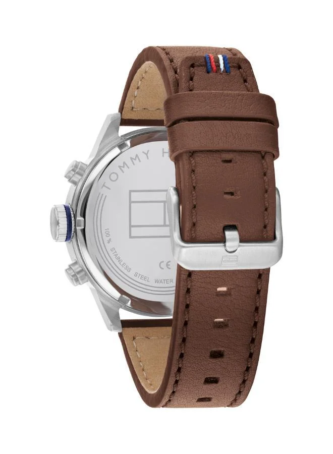 TOMMY HILFIGER Tommy Hilfiger Analogue Multifunction Quartz Watch for men with Light Brown Leather strap - 1791807