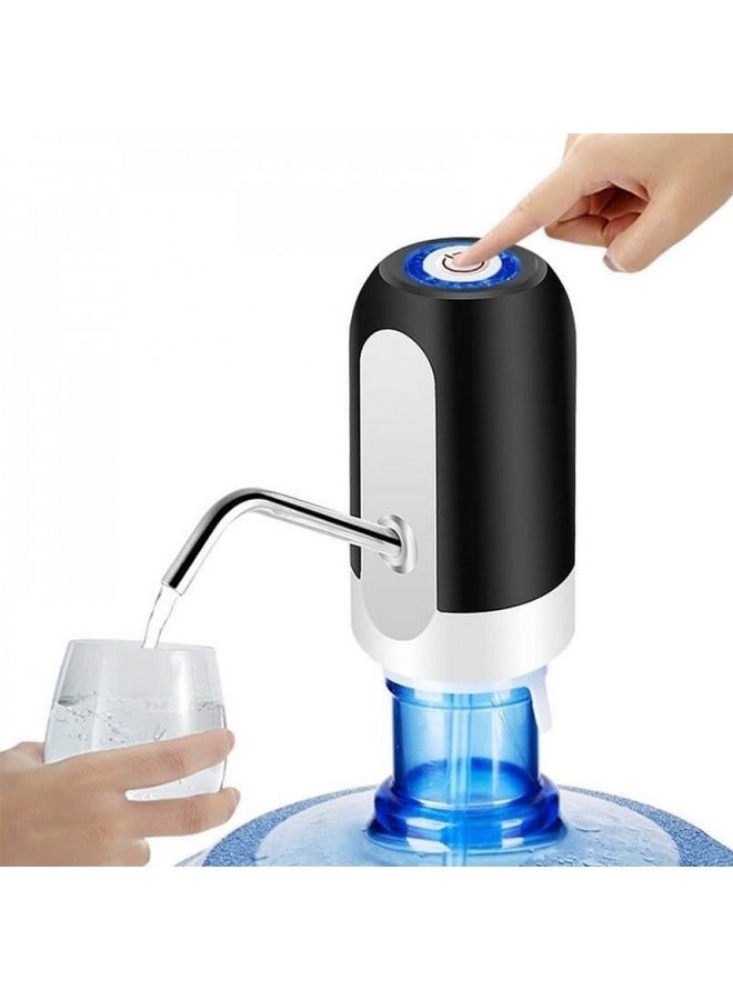 5-Gallon Water Pump, USB Charging Automatic Electric Water Dispenser with Rechargeable Battery, Portable Water Jug Pump for Home, Kitchen, Office, Living Room, Camping, Travel, Universal for 3-5 Gallon Bottles, Easy One-Button Operation - Image 2