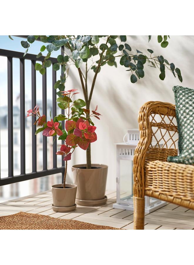 Zaboon Artificial Potted Plant, In/Outdoor Smoke Tree, 12 Cm - Image 5