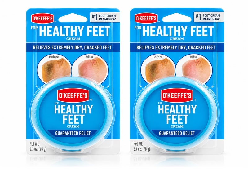 أوكيفيس كريم O’Keeffe’s Healthy Feet للعناية بالقدمين 76جرام *2 - Image 1