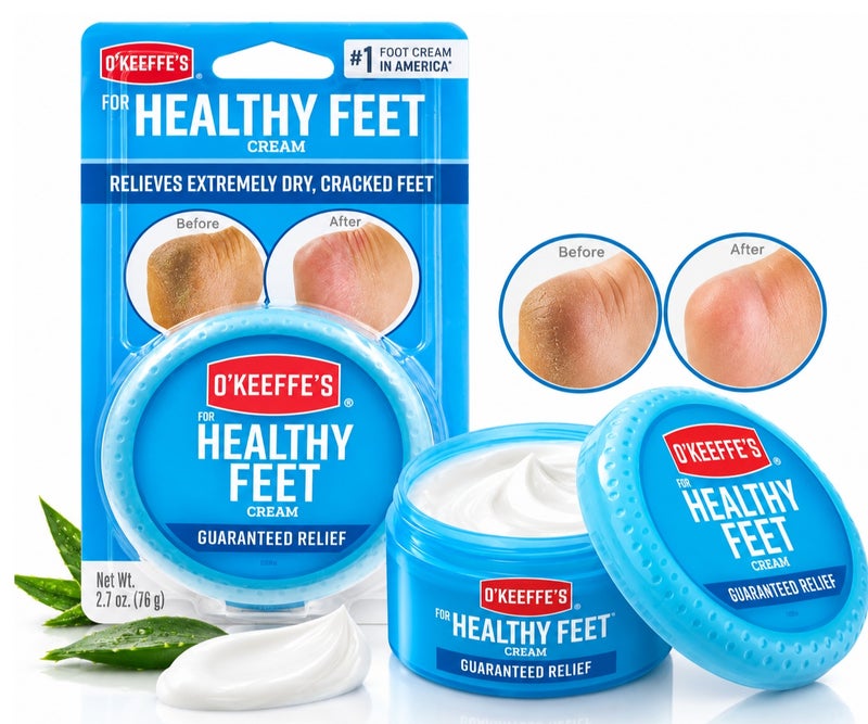 أوكيفيس كريم O’Keeffe’s Healthy Feet للعناية بالقدمين 76جرام *2 - Image 2