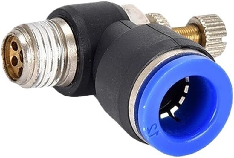 5pcs Air SL 1/8 1/4 3/8 1/2 Speed Control Pneumatic Fitting Throttle Valve Controller 4 6 8 10mm Hose Tube Fast adjustable Connection(SL4-02) - Image 4