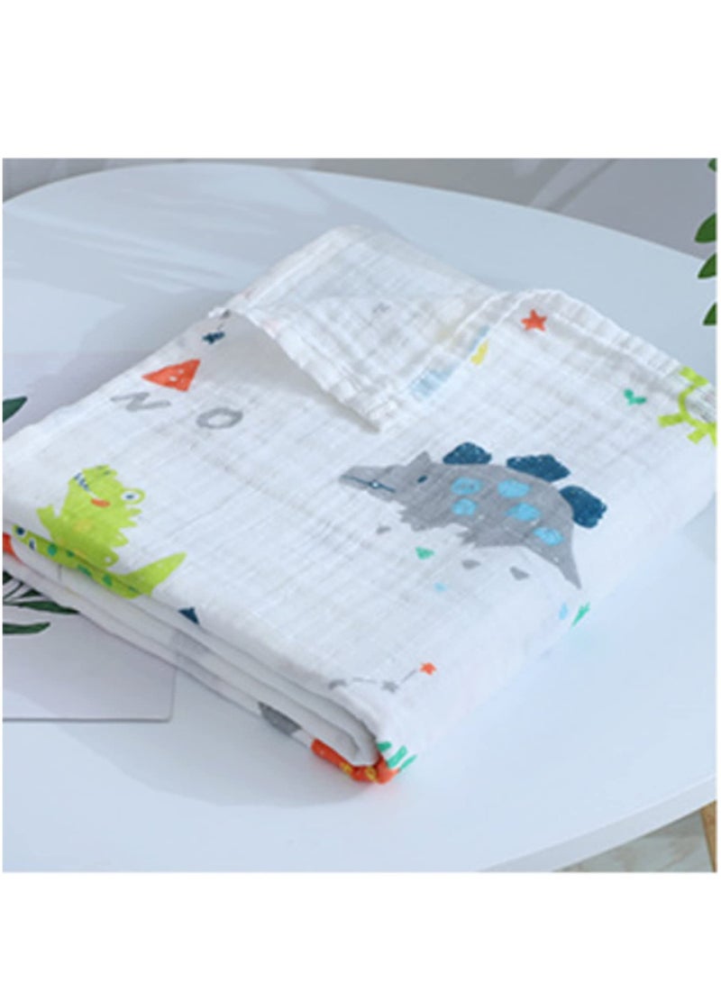 3pcs Baby Swaddle Blanket Soft Breathable Baby Burp Cloth Muslin Baby Blankets for New Born Baby 110*120cm - Image 2