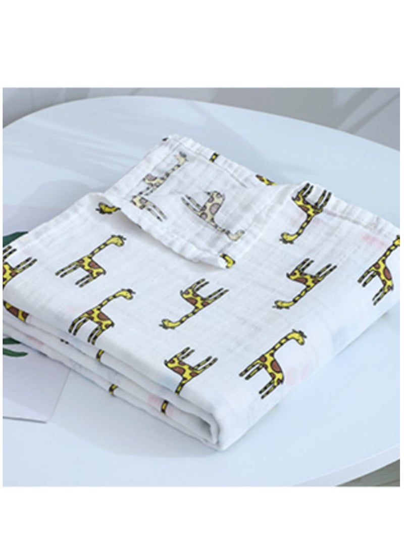3pcs Baby Swaddle Blanket Soft Breathable Baby Burp Cloth Muslin Baby Blankets for New Born Baby 110*120cm - Image 3