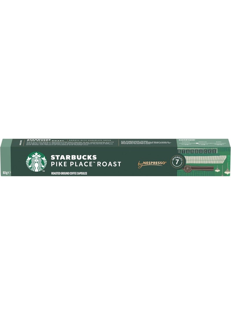 Starbucks Nespresso Pike Palace Roast 10 Capsules 53grams - Image 2