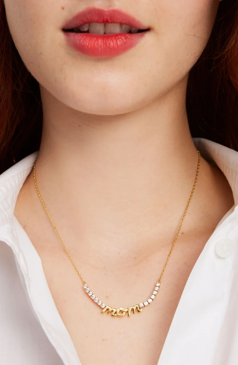 Kate Spade Love You, Mom Necklace