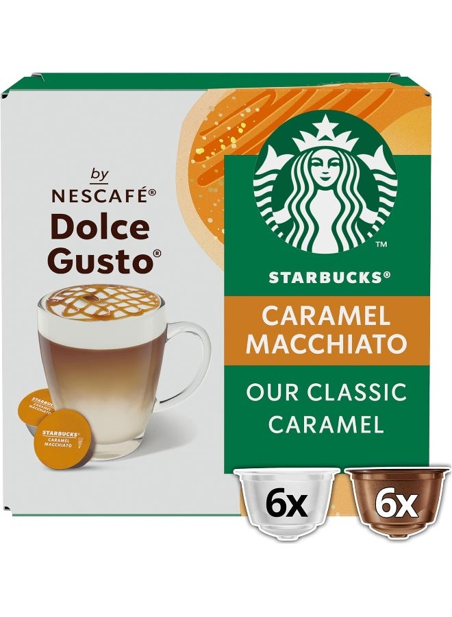 ستاربكس نسكافيه دولتشي جوستو كراميل ماكياتو 12 كبسولة 127.8 جم - Image 2