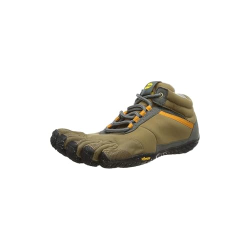 Vibram FiveFingers حذاء فيبرام للرجال بخمسة أصابع تريك أسنت المعزول، كاكي/برتقالي، 47 EU / 12-12.5 US - Image 3