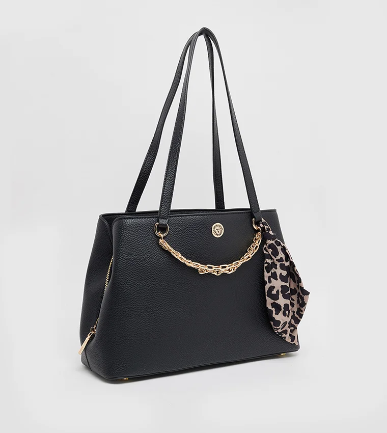 Anne Klein  Anne Klein Scarf Detail Shoulder Bag for Women | Best Price UAE