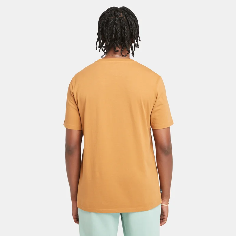 Timberland Brown Men's Kennebec River Tree Logo T-Shirt for Men | Best Price UAE