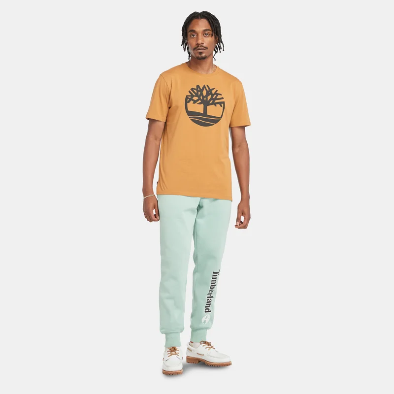 Timberland Brown Men's Kennebec River Tree Logo T-Shirt for Men | Best Price UAE