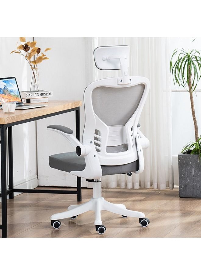 Arabest Ergonomic Office Chair - High Back Desk Chair with Adjustable Lumbar Support, Headrest & 3D Metal Armrest - 130°Rocking Mesh Computer Chair  - Image 1