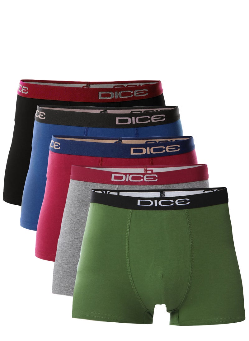 DICE - Bundle Of Five Men Boxers - Image 1