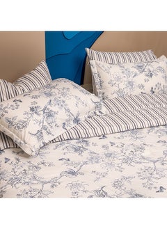 Cottage Cottage icy floral 3pc comforter full blue 160*200  - Image 3