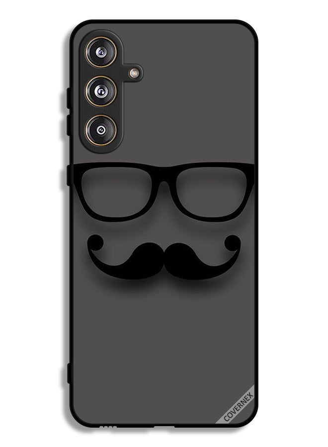 Covernex Samsung Galaxy F55 5G Protective Case Cover Glass & Mustache - Image 1