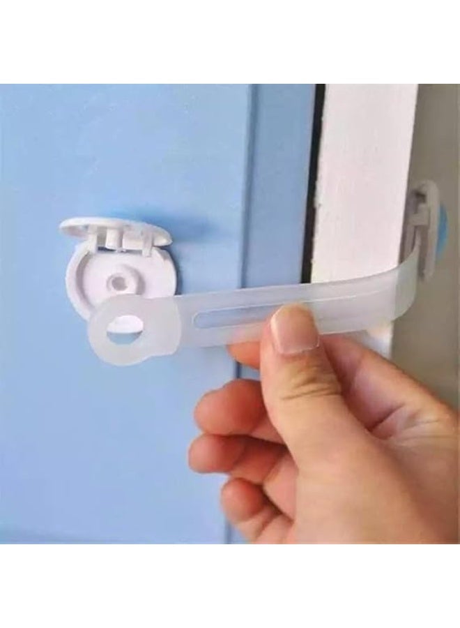 Safety Lock Perfect for Securing Doors, Cabinets, Drawers and Even Refrigerators for Kids - Prevent Children from Accessing Dangerous Contents and Keeps Them Safe - Easy to Use for Adults - Pack of 2 - Image 5