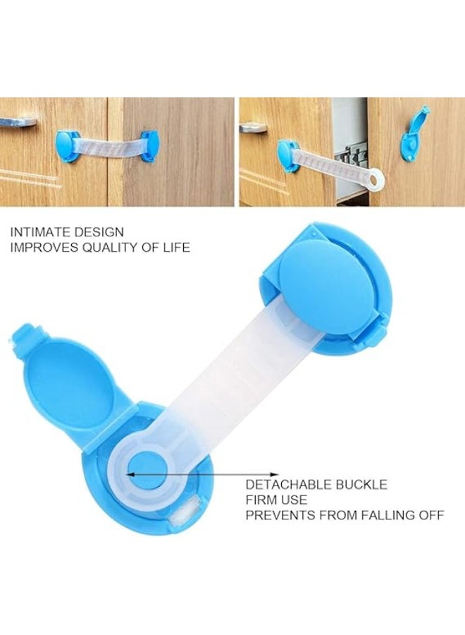 Safety Lock Perfect for Securing Doors, Cabinets, Drawers and Even Refrigerators for Kids - Prevent Children from Accessing Dangerous Contents and Keeps Them Safe - Easy to Use for Adults - Pack of 2 - Image 3