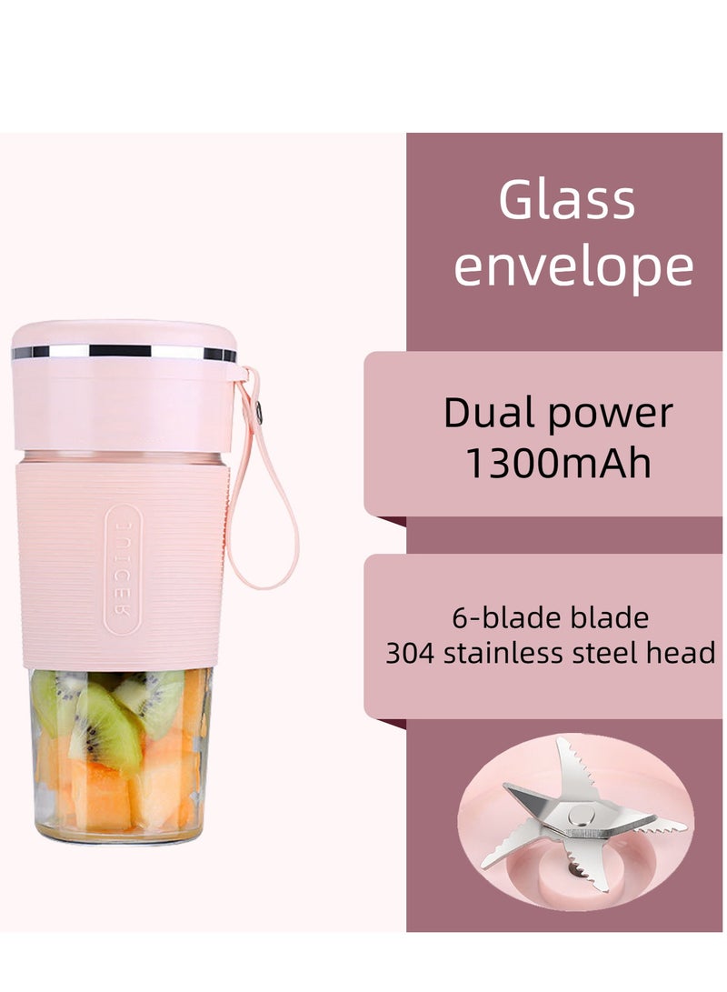 Tanwer Portable small juicer with 6-blade blade blade - Image 1