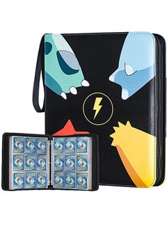 Womdee Carrying Case Binder for Cards, Pokemon cards holder,Card Collector Album Holder Fits 900 Cards with 50 Removable Sheets, Card Binder Collector Album Storage Book Folder for Trading Cards  - Image 1