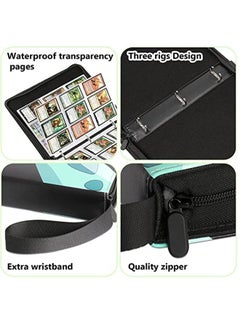 Womdee Carrying Case Binder for Cards, Pokemon cards holder,Card Collector Album Holder Fits 900 Cards with 50 Removable Sheets, Card Binder Collector Album Storage Book Folder for Trading Cards  - Image 5