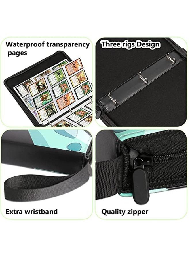 Womdee Carrying Case Binder for Cards, Pokemon cards holder,Card Collector Album Holder Fits 900 Cards with 50 Removable Sheets, Card Binder Collector Album Storage Book Folder for Trading Cards  - Image 5