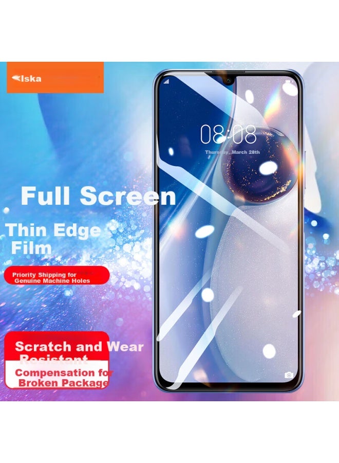 ISKA Yisika Tempered Glass Screen Protector For Huawei Enjoy 20 Pro, Full Coverage, 5g Hd Anti-drop Scratch-resistant Anti-fingerprint Protective Film Jm740 - Image 1