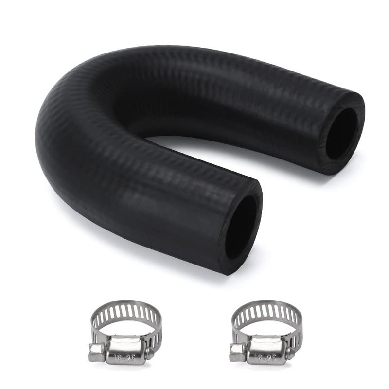 PQY Heater Core Crossover Coolant Hose 5/8" End and 3/4" End with 2PCS Clamps for LS for LT - Image 5