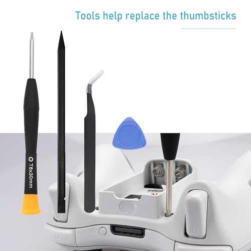Ikpek 8 Pcs Replacement Thumbsticks for Xbox 360 Controller, Plastic Thumb Stick Joystick Grip Replacement for Xbox 360 Controller Accessories - Image 5