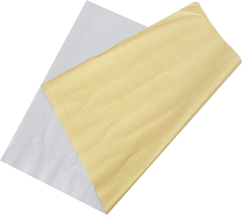 Golden Glitter Wrapping Paper 2 Sheets Non Shedding For Birthday Party Seasonal Events - Image 2