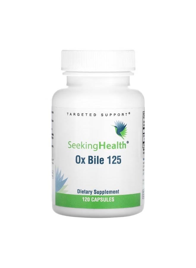 Seeking Health Ox Bile 125 120 Capsules  - Image 1