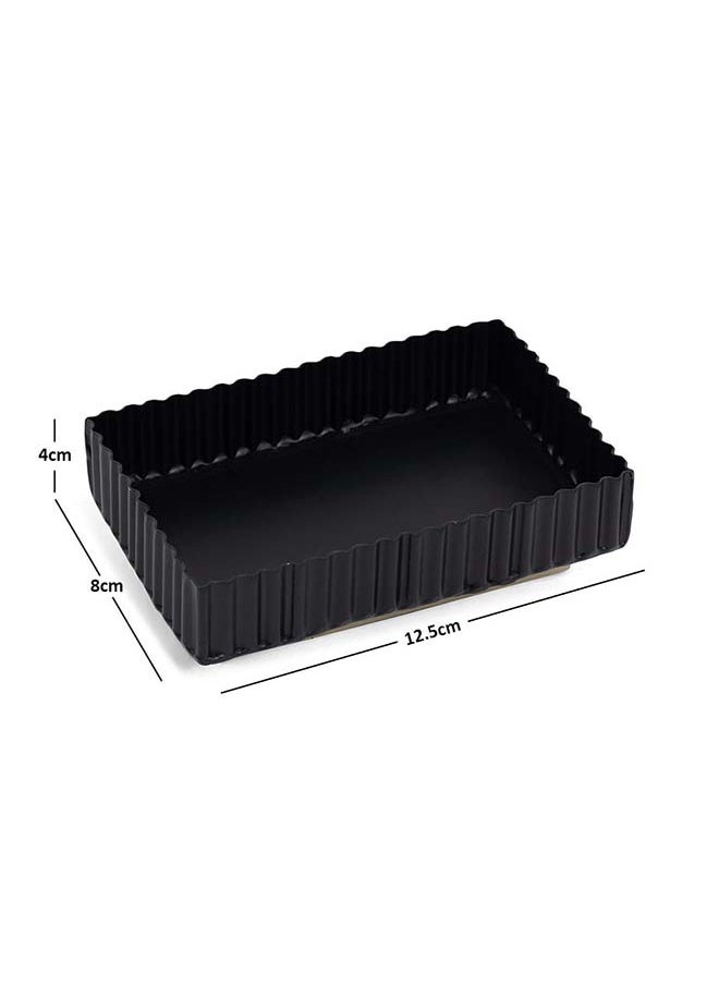 Prestige Soap Dish, Black & Gold - 12.5x8 cm