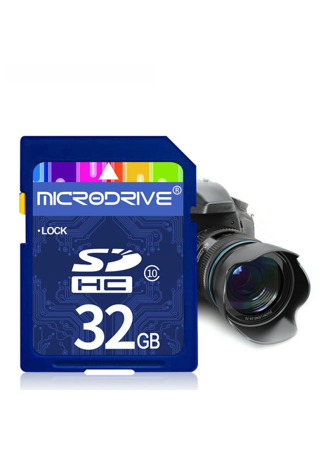 High-Speed SD Camera Card Large Capacity 16G 32G 64G 128G 256G Memory Card For DSLR Cameras Fast Data Transfer-Capacity:32G High Speed C10 - Image 1