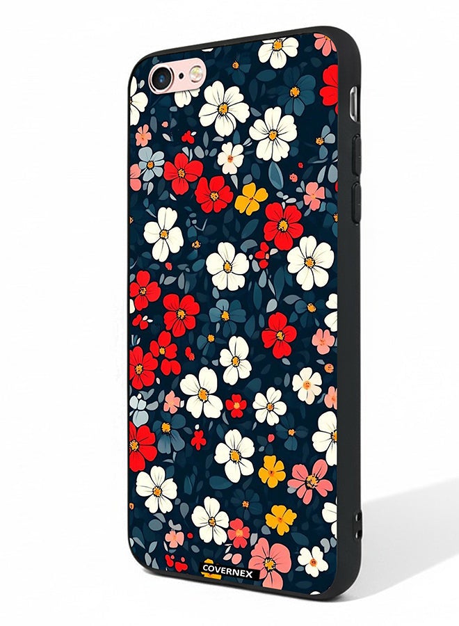 Covernex Apple iPhone 6 Protective Case Cover Printed Featuring Vibrant Meadow Floral Pattern - Image 1