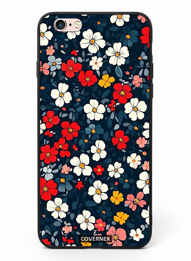 Covernex Apple iPhone 6 Protective Case Cover Printed Featuring Vibrant Meadow Floral Pattern - Image 2