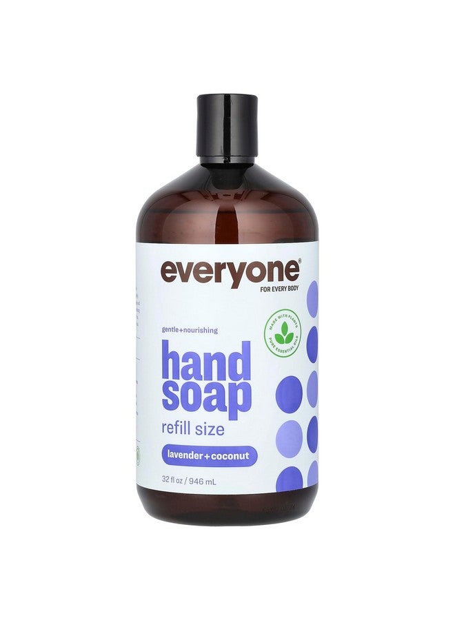 ايفريوان عبوة إعادة تعبئة صابون اليدين برائحة اللافندر وجوز الهند من إيفري ون، 32 أونصة سائلة - Image 1