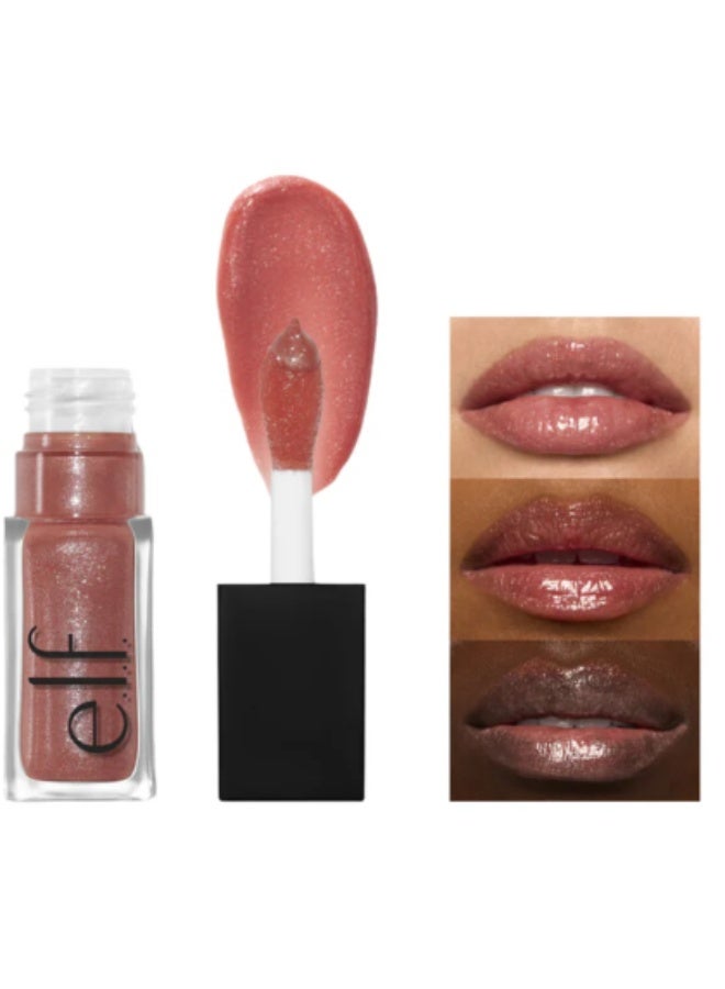 إلف زيت الشفاه جلو ريفايفر، مغذي ومرطب بلمسة نهائية لامعة ولون خفيف، برائحة النعناع، ​​غير لزج، نباتي ولم يُختبر على الحيوانات، بقصة برنسيس - Image 1