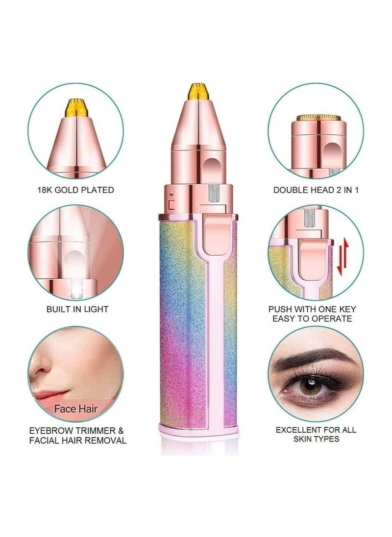 Facial Hair Removal for Women Man Electric Eyebrow Shaper Trimmer Eye Brow Hair Remover Perfect Painless Shaver Device Lady Face Razor Lip - Image 3
