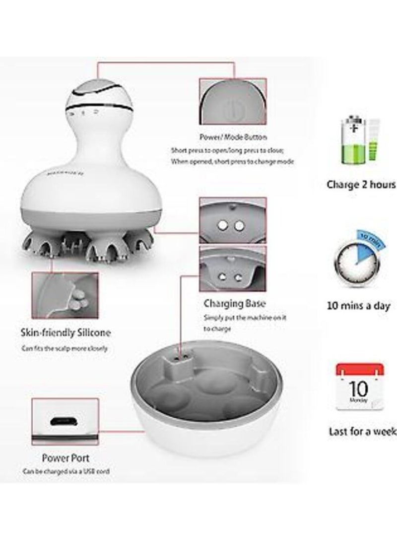 Electronic Scalp Massager Vibrator Portable High Power  - Image 3