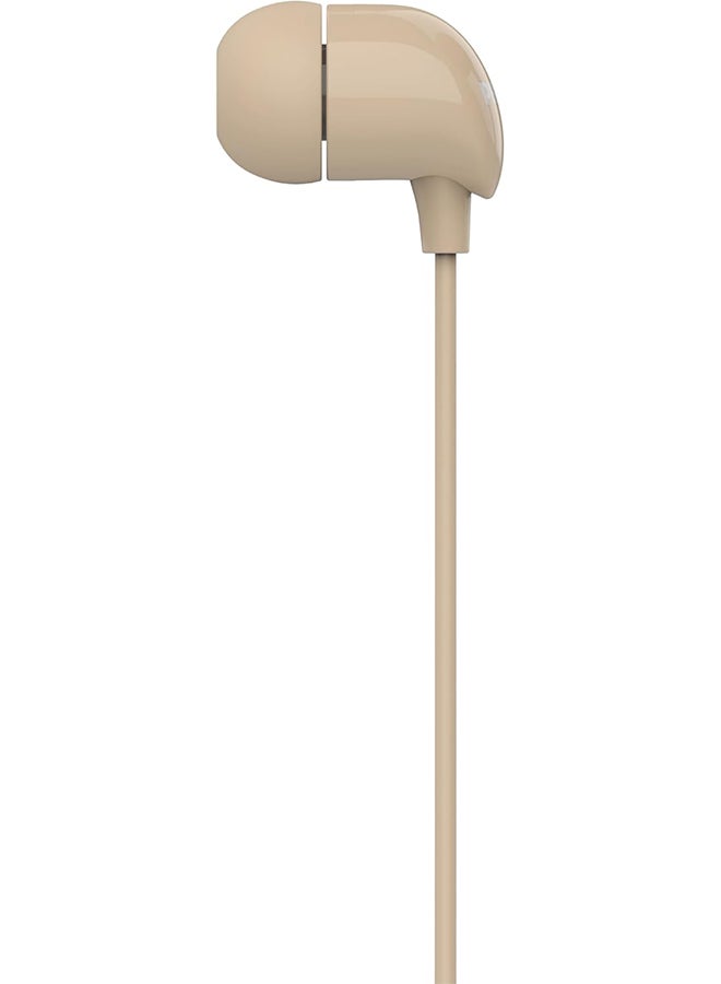 Philips Renewed - TAE1159GD/00 Wired In-Ear Earphones with Noise Cancellation and Inline Mic - Gold - Image 2