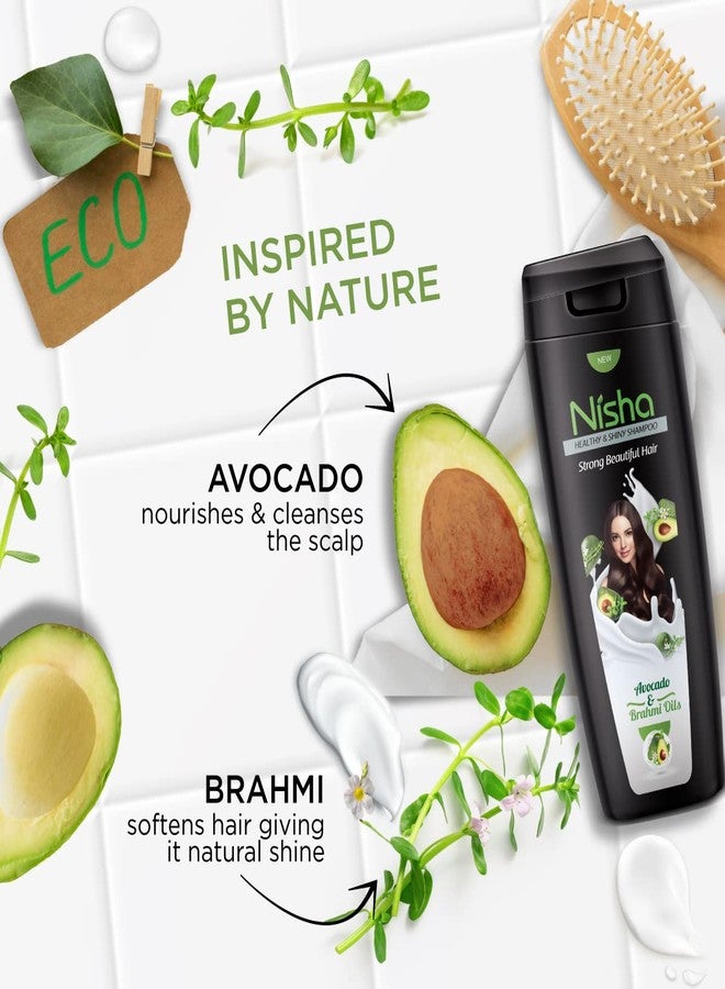 Nisha Healthy & Shiny Storng Beautiful Hair Shampoo, 80 ML - Image 3