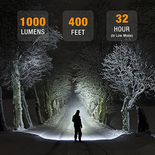 EverBrite Rechargeable Headlamp, 1000 Lumen LED Rechargeable Headlight with 5 Light Modes, Magnetic Base and Adjustable Headstrap,Perfect for Camping, Hiking, Caving, Fishing - Image 5