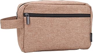 Brookstone Travel Storage Bag - Large Multi Functional Cosmetics and Toiletries Pouch for Vacations, Airplanes, Trains, - Image 1