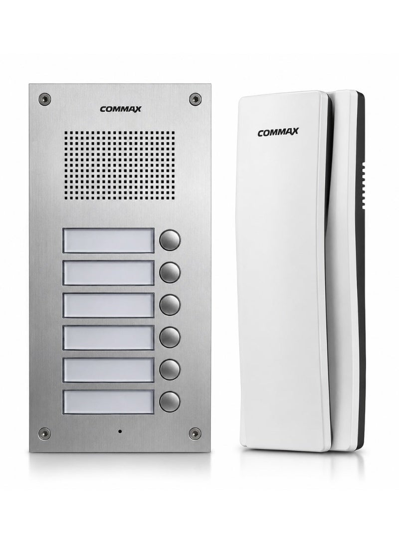 COMMAX Audio Door Intercom System for 6 Apartments - Image 1