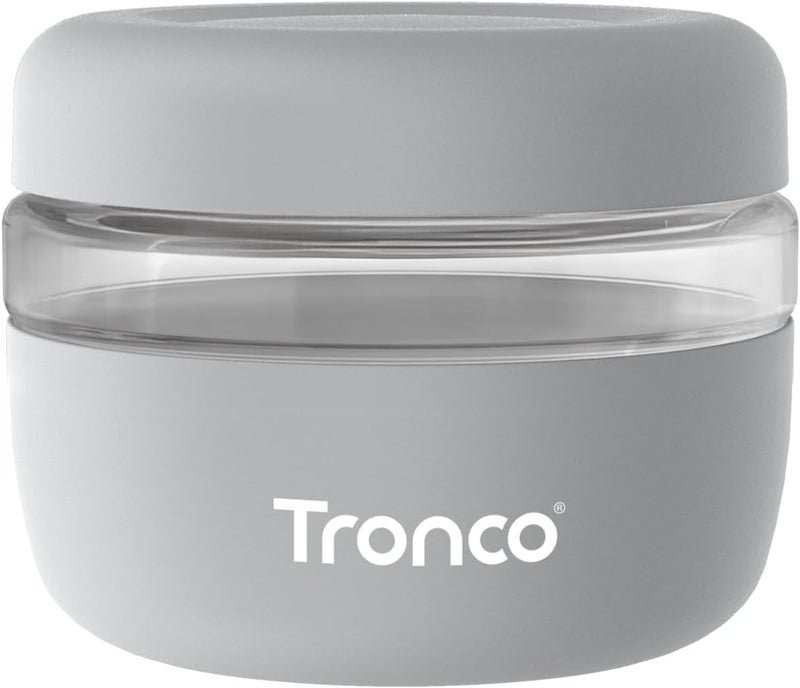 tronco 16 oz Glass Food Storage Containers with Lids, Airtight, Leak & Spill Proof Glass Lunch Bowls for Meal Prep, Salad, Yogurt, Soup & Stew, Microwave & Dishwasher Safe, BPA-Free, Set of 1 - Image 1
