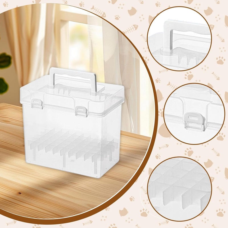Fast warehouse picking Marker Box Storage Case Organizer with Separate Slots Foldable Hard Material with Handle Suitable for Drawing Office Home Outdoor V, 60 Slots One piece build Multiple sizes Assorted natural tone picks Riyadh Jeddah Dammam ship Low dust buildup Storage transit efficiency build Global mainstream design picks Wear resistant upgraded material Global upgraded practical design Nationwide warehouse layout Ready order processing Temp & permanent project compatible Natural material Pre-sale confirmed stock Upgraded general material Custom sizing alternatives Anti topple design All-scene compatible build Cost saving design picks Wide range usage design Wide use selected material Cost saving user oriented build Classified organized storage Gulf approved global quality - Image 2