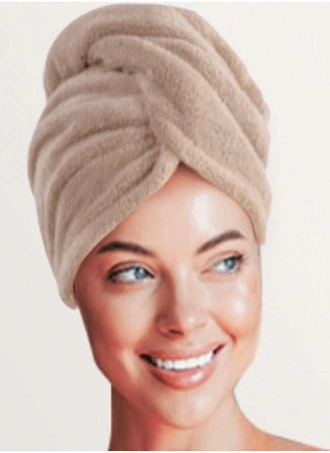 Tiba - Drying hair bonne ,beige - Image 1