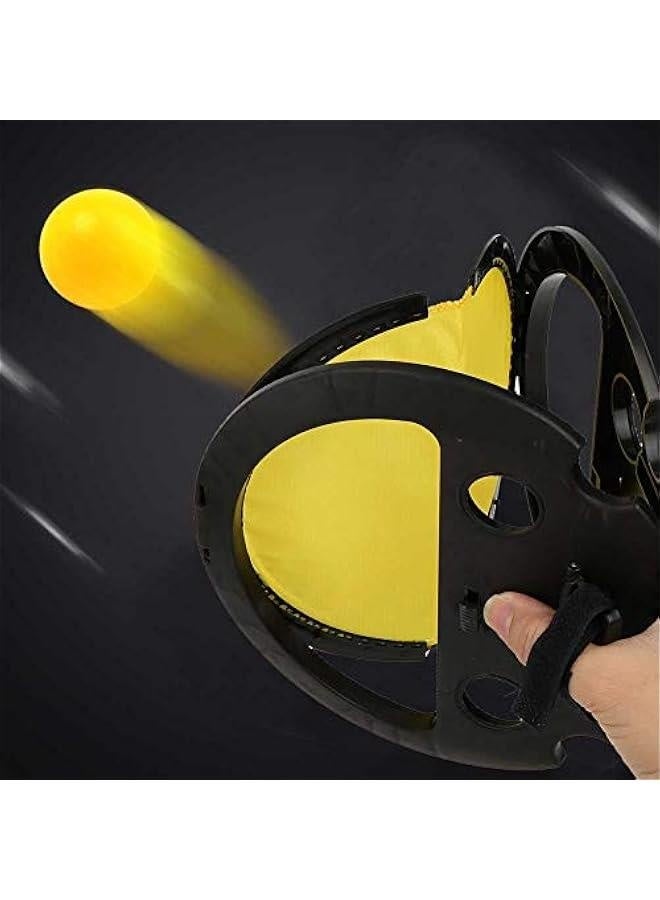 مجموعة كرات رمي ولقط، ألعاب التقاط، مجموعة ألعاب كرات الشاطئ بالمضرب، ألعاب خارجية بالمضرب على الشاطئ، ألعاب رياضية لرمى الكرات في الفناء الخلفي للأطفال والكبار والعائلة - Image 4