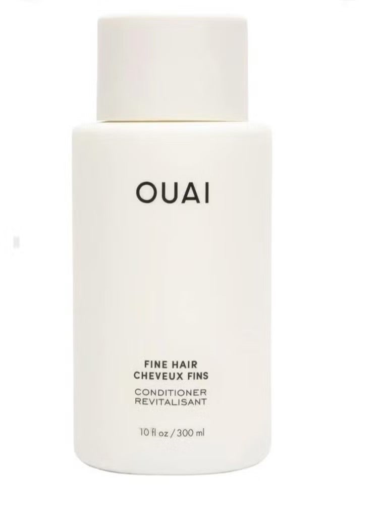 Ouai Fine Conditioner - Hydrating Hair Conditioner with Coconut Oil, Babassu Oil, and Keratin - Strengthens, Repairs and Adds Shine - Paraben and Phthalate Free Hair Care Products (10 Oz) - Image 1